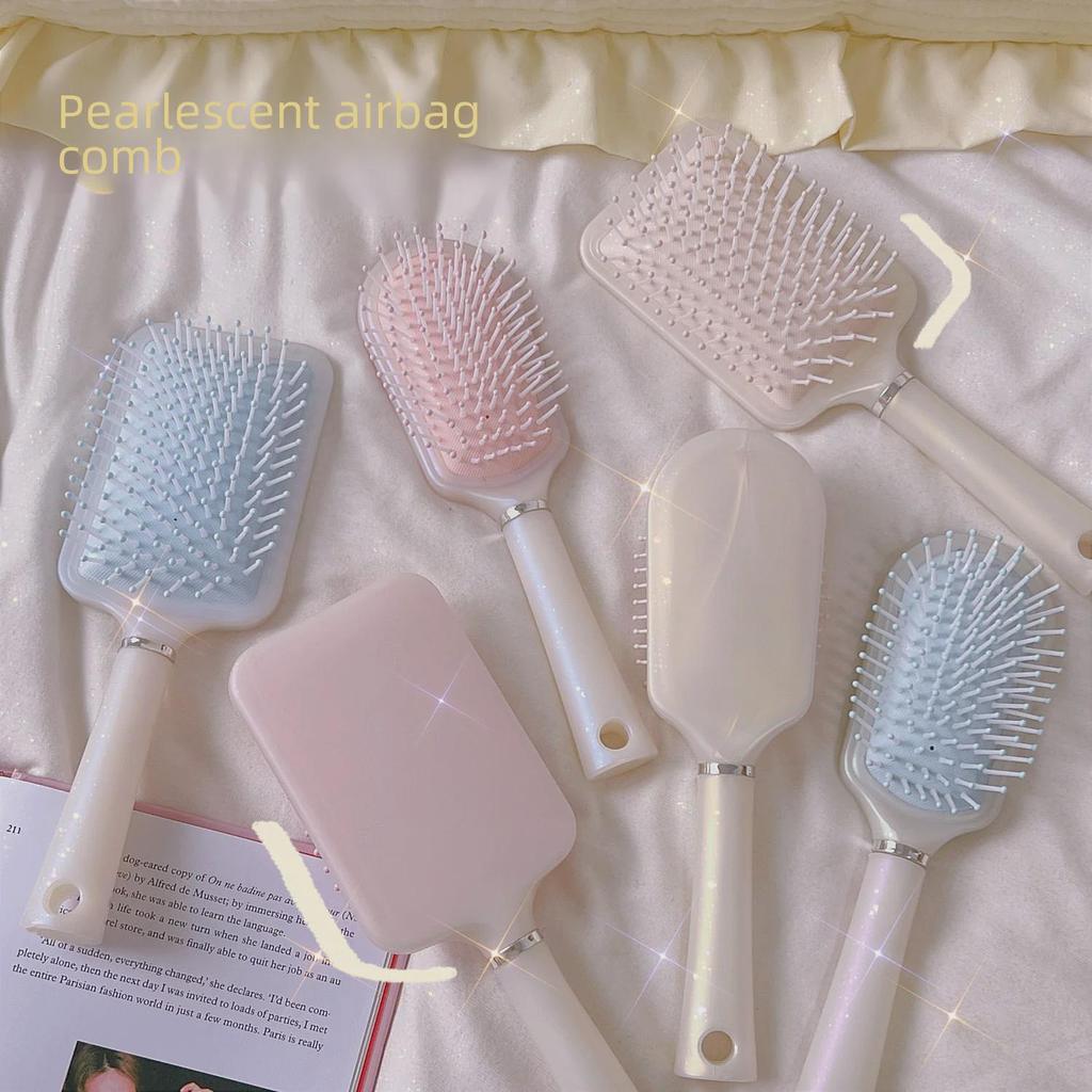 Perie de păr portabilă antistatică pentru masaj sirenă perlat