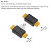 5525 7450 USB C to XT60 Adapter 20V/5A Male to Female XT60 to EC5 Converter for Airplane Model Energy Storage Outdoor Power