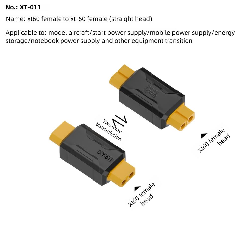 

5525 7450 USB C to XT60 Adapter 20V/5A 100W DC Charging Adapter Male to Female for Airplane Model Energy Storage Outdoor Power