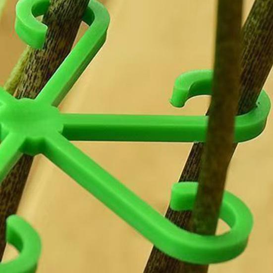 40 Stück Pflanzenständer Kunststoff Weiche Pflanzenstütze Mehrere Größen Aufrechtes Wachstum Rund Standsicherer Halter