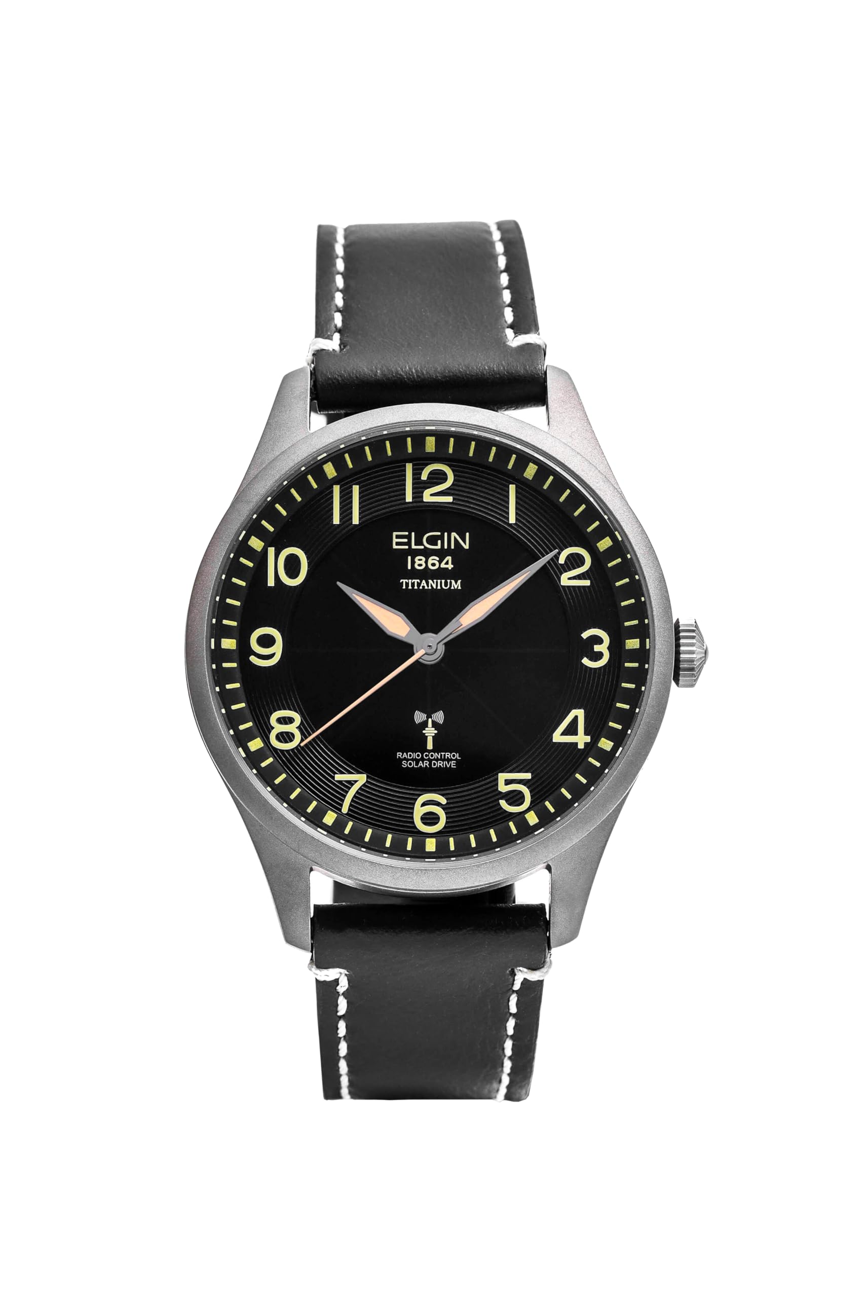 ELGIN Титановые Солнечные Часы с Радиоконтролем FK1431TI-BP