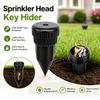 Sprinkler Head Key Hider Outdoor Waterproof Secret Storage Box Plastic 4.5x8cm for Garden Lawn Yard Spare Key