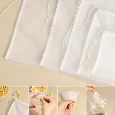 200mesh Commercial Wine Strainer Food Special Cooking Cheese Cloth Coffee Filter Nut Milk Bag Nylon Fine Mesh