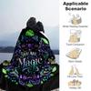 1pc Flowers and Grass You Are Magic Blanket  Seasonal Home Decorative Throw for Room,Gift Idea, Living Room, Travel, Camping, Car Blankets