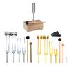 Aluminiumlegierung Stimmgabel Set Für Fitnessgeräte Und Massagetherapie Mit Reinigungswerkzeugen