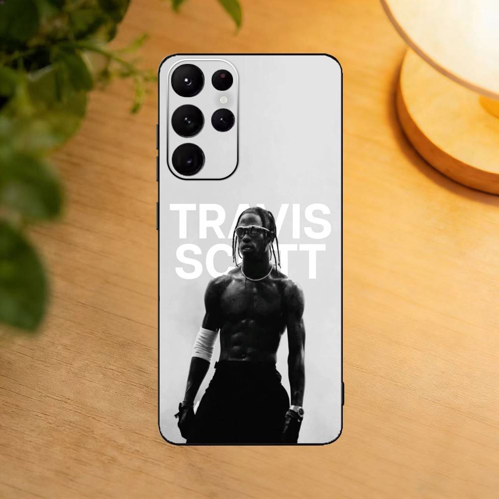 

Singer T-Travis UTOPIA Scott phone Case For Samsung S25,24,21,22,23,30,Ultra,20,Plus,Fe,Lite,Note Soft Black Cover Samsung S30plus5G