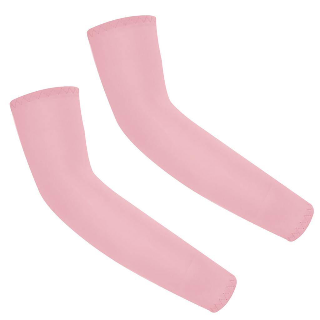 1 Pair Kids Sports Cooling Arm Sleeves Cover Sun UV Protection Elastic Ice Cuff Cycling Arm Warmer For 4-12 Years Girls Boys