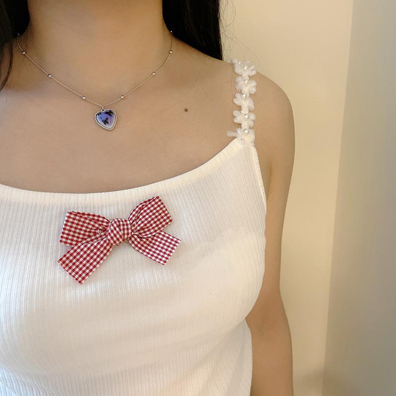 French Retro Butterfly Rabbit Pendant Necklace - Simple, Versatile Clavicle Chain