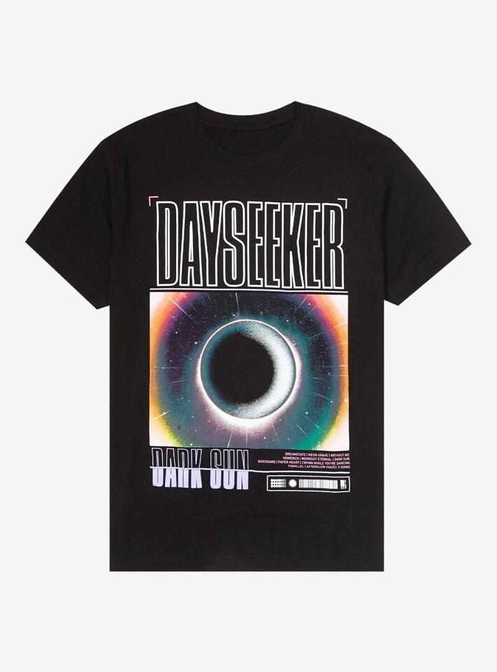 Vtg Dayseeker Band Dark Sun Album Cotton Black S5XL Unisex Shirt BL165 XL