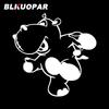 BLKUOPAR Hippo Car Sticker Original Fashionable Decal Scratch-proof Sunscreen Waterproof Funny Refrigerator Motorcycle Car Lable