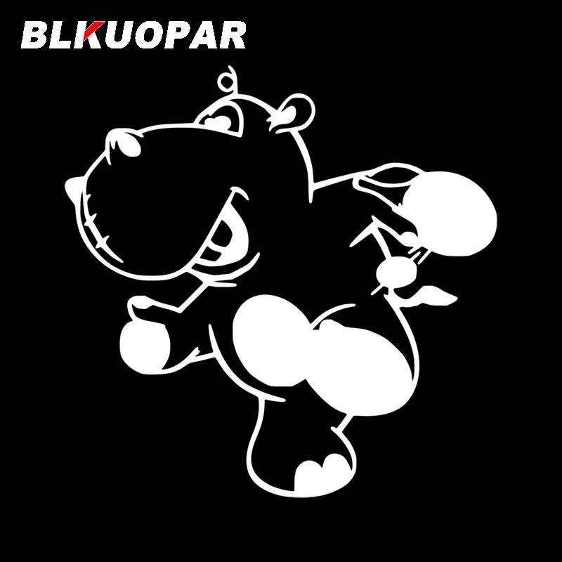 BLKUOPAR Hippo Car Sticker Original Fashionable Decal Scratch-proof Sunscreen Waterproof Funny Refrigerator Motorcycle Car Lable