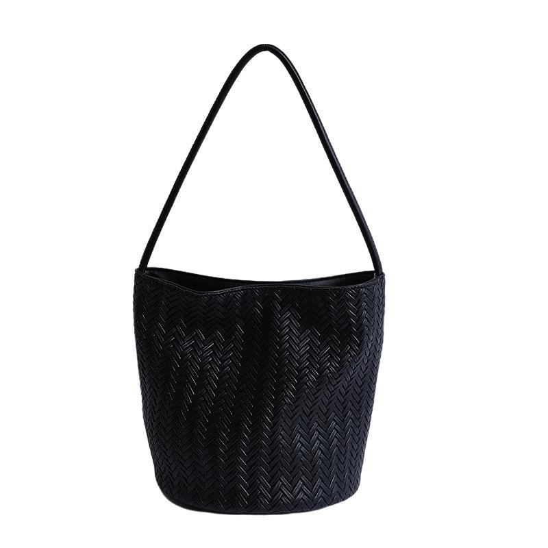 Large Capacity Woven Bag Fashion Handbag New Shoulder Bag Armpit Bag