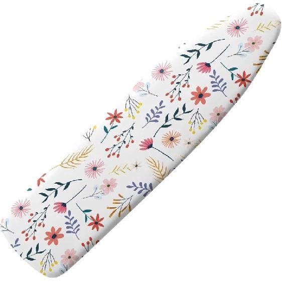 Floral Pattern Iron Board Cover 15x54 Ironing Board Cover with Elastic Edge Scorch Stain Resistant Ironing Board Covers Iron Table Cover
