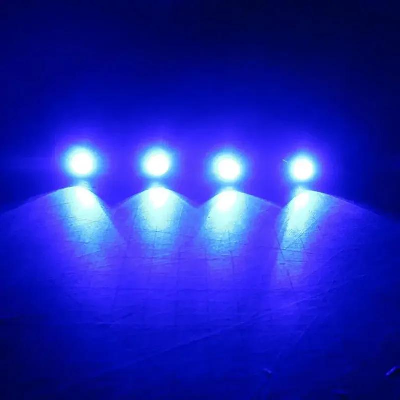 4x LED Boat Light Silver Waterproof Underwater For RXP-X 260 AMPHIBIANS QUADSKI Seadoo RXT-X Seadoo GTX WaveRunner PWC