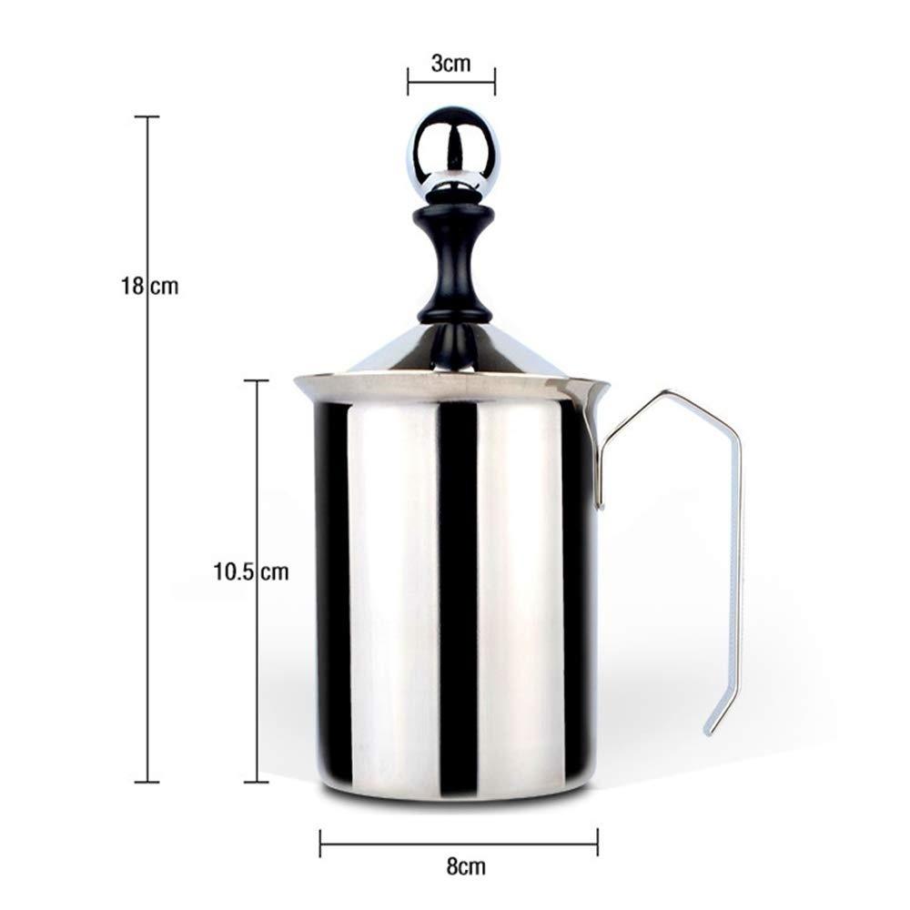 Manual Milk French Press Coffee Maker Stainless Steel Hand Pump Milk Foamer Handheld Milk Jug