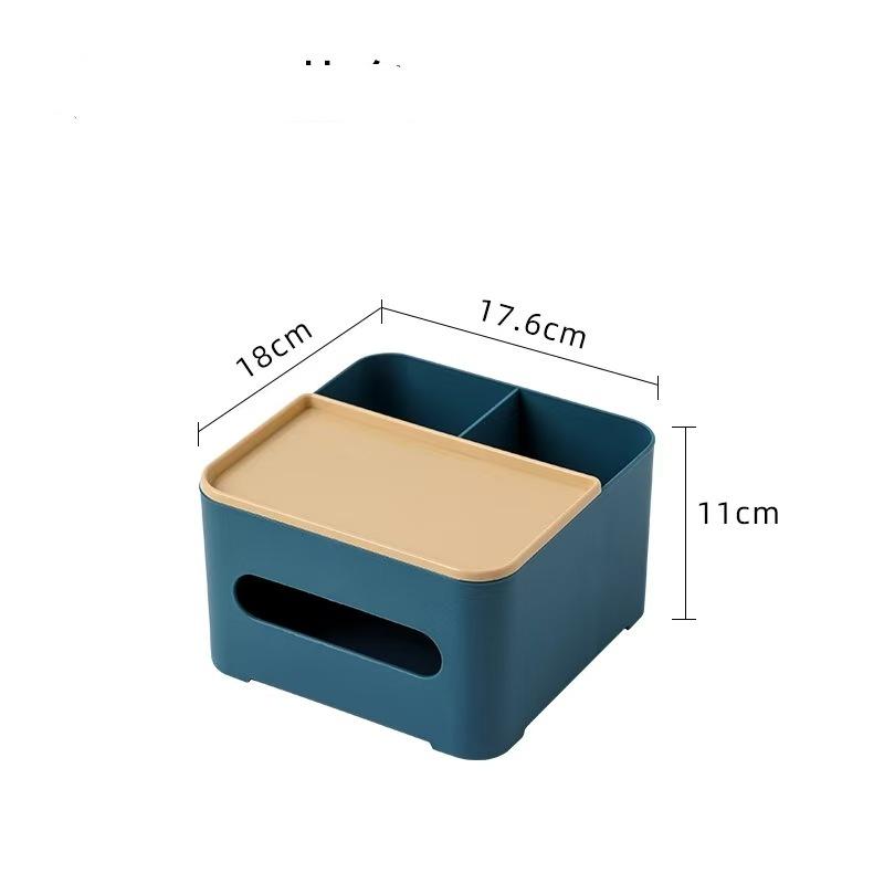 A multifunctional tissue box for home living room storage, simple paper drawing, Nordic style