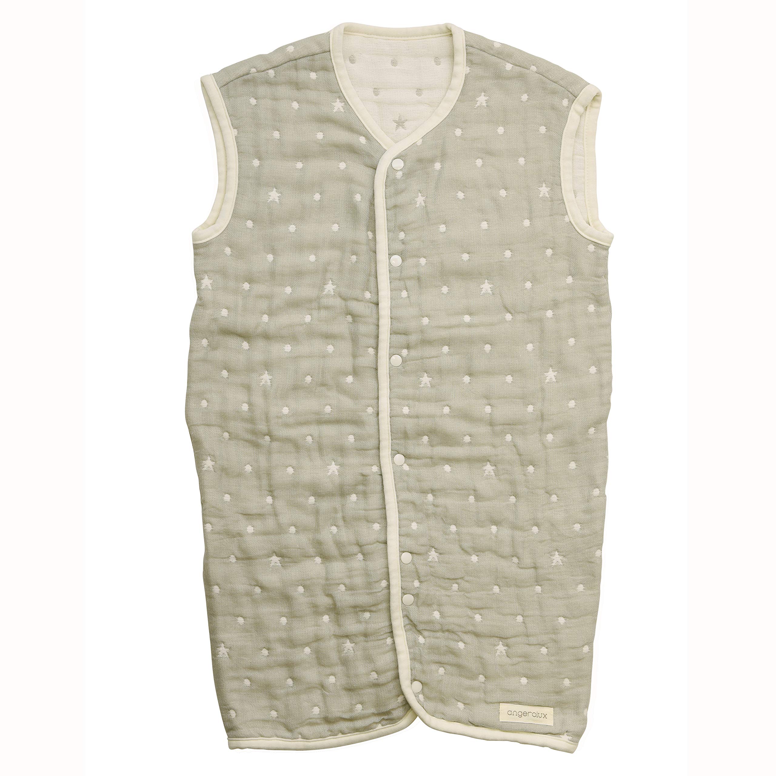 

angerolux for Preventing Colds and Irregular Sleeping Made in Moss Year-Round Sleeper, Breathable, 6-Layer Gauze, 2-Way, Positions, Autumn/Winter,