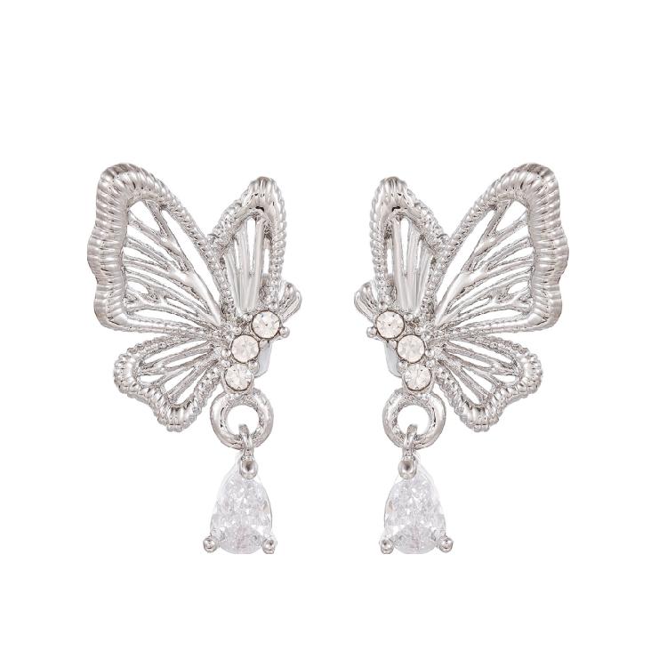 Multiple Device Compatible Headphone Clasps Alloy Construction Sparkling Zircon Detailing Travel Friendly