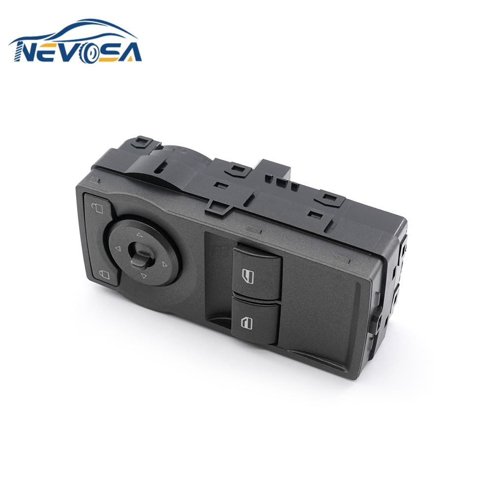 NEVOSA 92247221 Window Control Lock Switch For Holden Commodore Ute VE Green Light Eletric Button Black Panel Auto