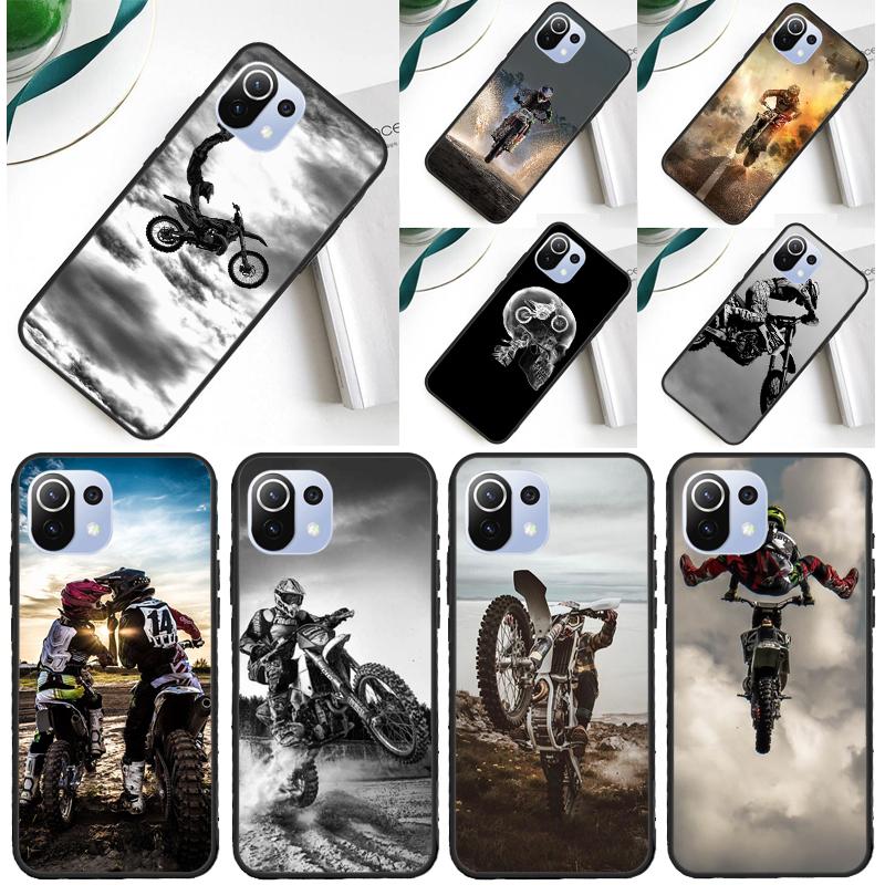 Moto Cross Motorcycle Sports Cover For Xiaomi 14T Pro 11T 12T 13T 13 14 Ultra POCO X7 Pro X3 X5 F3 F5 F6 M6 X6 Pro Case