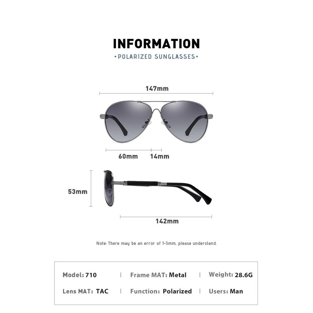 aoron Polarized Sunglasses, Driving, Color-changing Sunglasses, Men's Memory Metal Night Vision Goggles