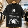 The Summer Hikaru Died Washed T Shirt Male  Vintage Cotton T Shirts Summer Crewneck Hip Hop Tees Design Big Size Clothing