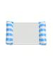 Inflatable Foldable Floating Row Swimming Pool Party Water Hammock Air Mattresses Pvc Stripe Water Floating Inflatable Mat