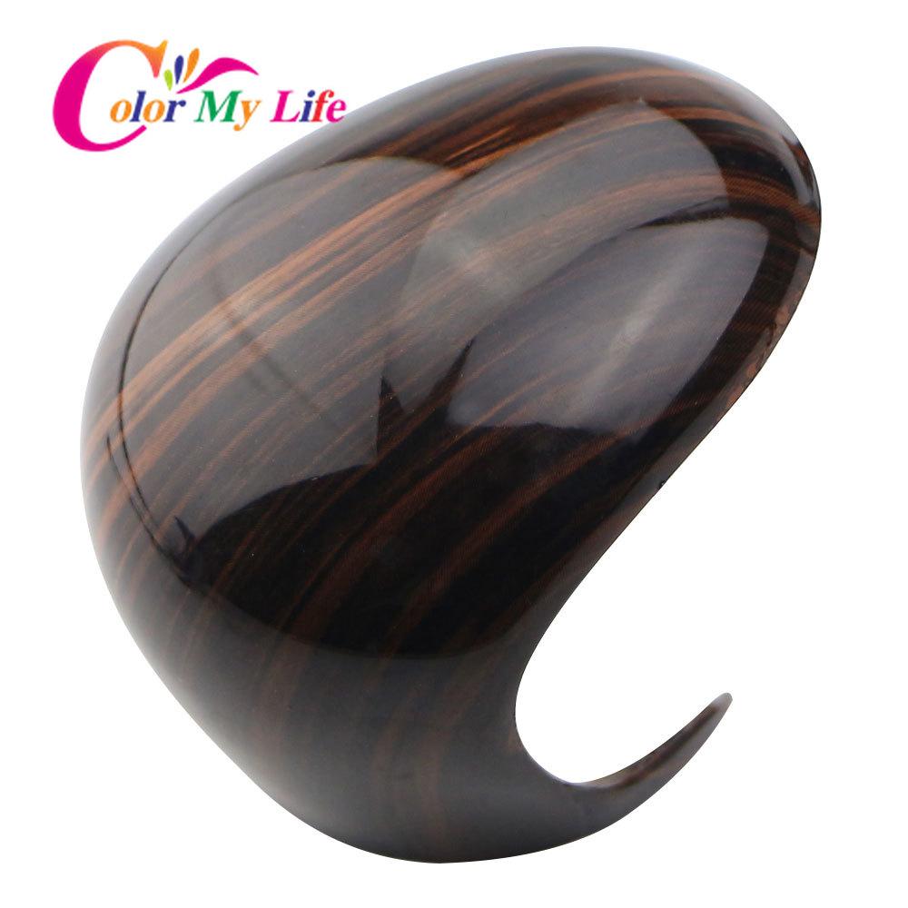 Color My Life ABS Capac de protecție pentru butonul de schimbare a mașinii, potrivit pentru Toyota C-HR CHR 2016 - gulere pentru schimbarea capului de viteză