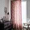 American Style Rural Floral Cotton Linen Window Curtain Blackout Valance Living Room Bedroom Drape Home Life Decor Curtains