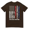United States Air Force American Vintage Usa Flag Patriotic Tshirt