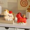 Resin Horse Miniature Multiclor Zodiac Horse Ornaments 2026 Chinese New Horse Figurine  Office
