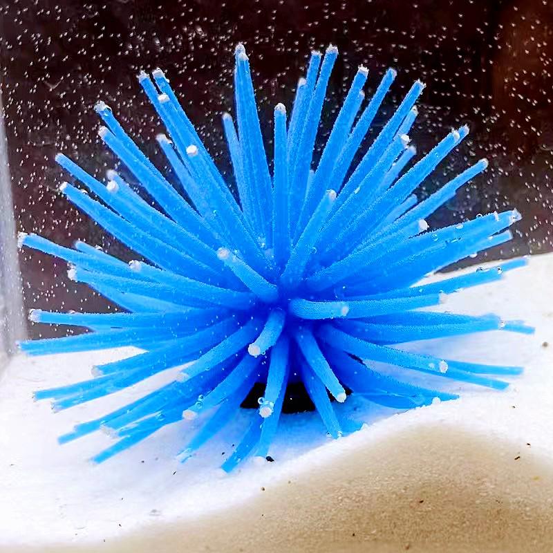 Sea Urchin & Jellyfish Aquarium Decor: Coral & Plant Ornament for Fish Tanks