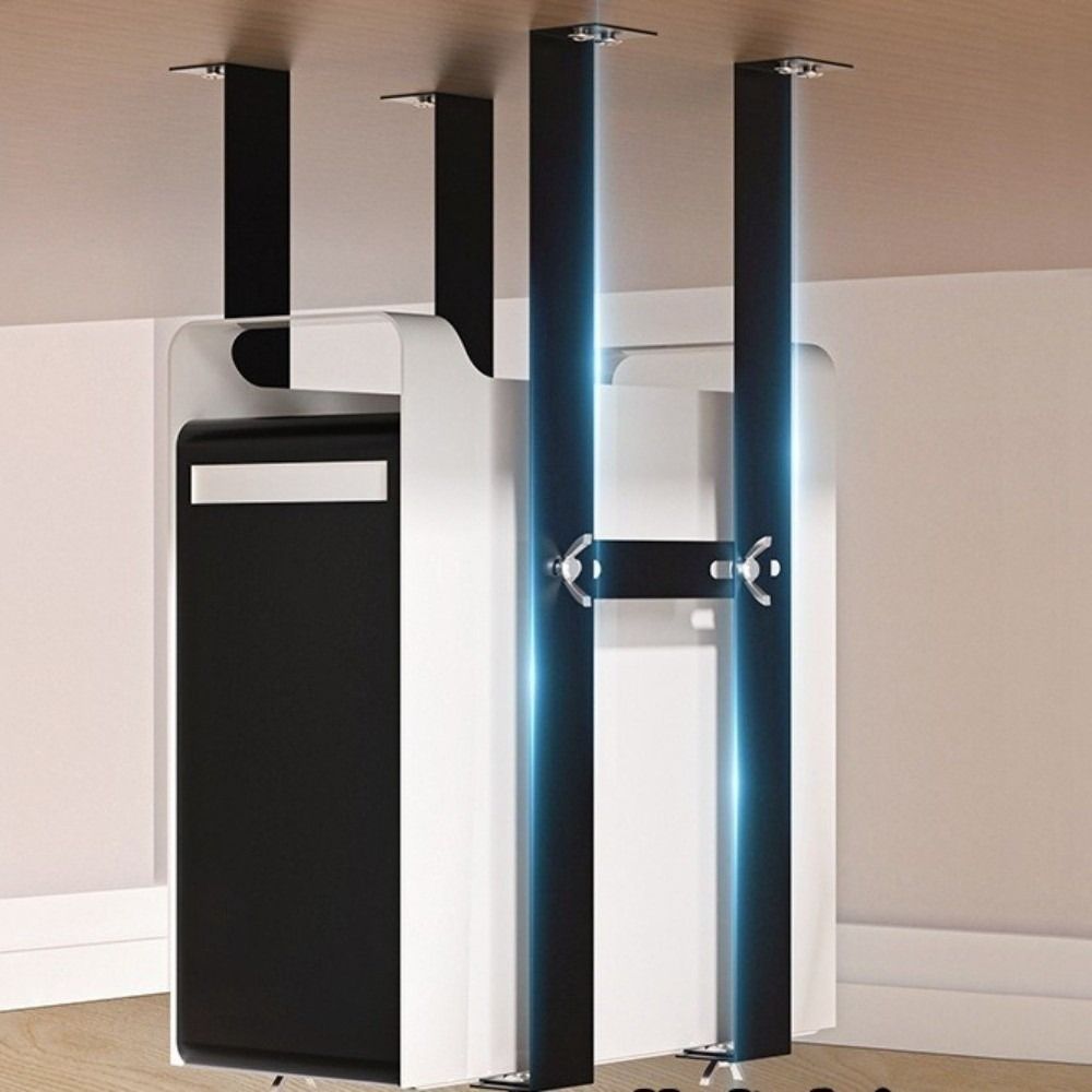 Monitor Bracket Steel Universal PC Case Holder Sturdy Radiative Computer Mainframe Hanger Rustproof Adjustable CPU Stand Home PC