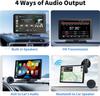 9' Wireless CarPlay & Android Auto Touchscreen with Bluetooth, FM, GPS, Voice Control, Hands-Free Calling