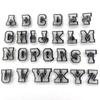 Luminous Letter Series Clog Charms: PVC Soft Rubber Shoe Flowers and Buckles