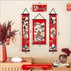 2026 Year of the Horse New Year Decorations: Spring Festival Fu Character Door and Wall Hanging Ornaments
