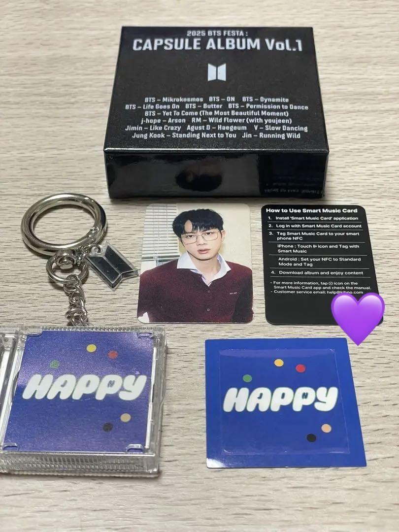 

[USED] BTS FESTA:CAPSULE ALBUM Vol.1 HAPPY