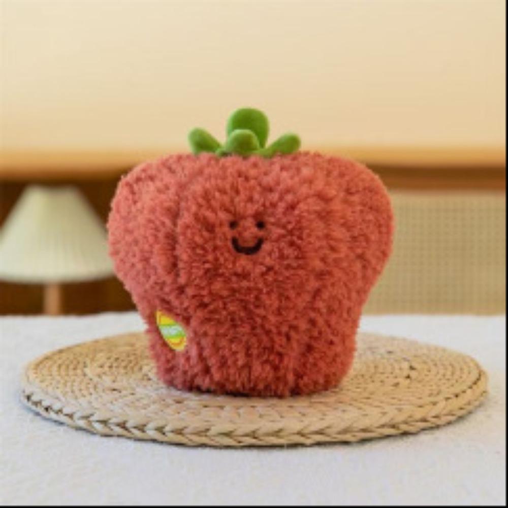 Plush Toys, Cute Fruit Dolls, Throw Pillows, Grab Machine Dolls, Wedding Throwing Vegetables and Fruits, Eight-inch Doll