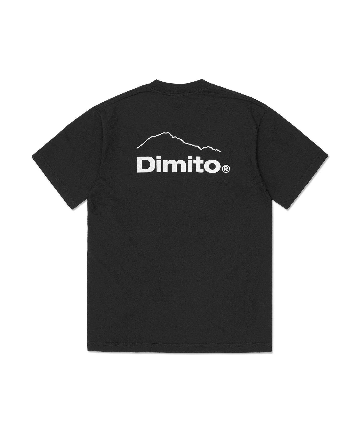 Dimito Mt Logo Pocket Ssv Gd 6.5Oz Tee Black S