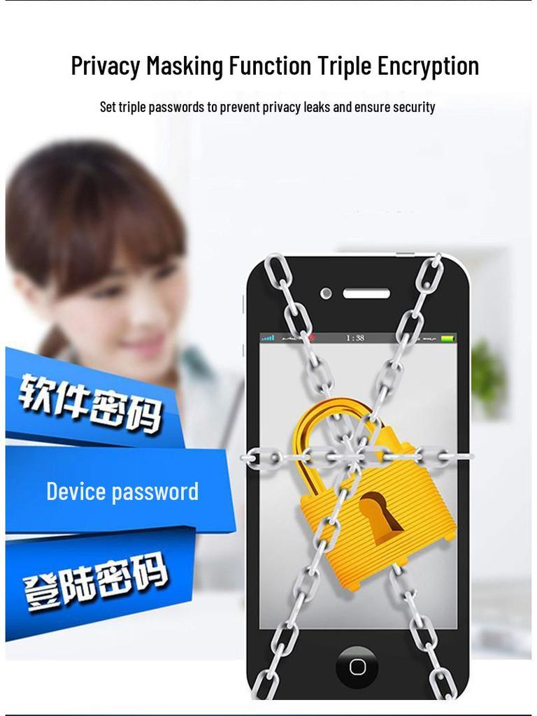 A6 2,5-Zoll HD Outdoor Wasserdichte Drahtlose WiFi Sicherheitskamera Kopf