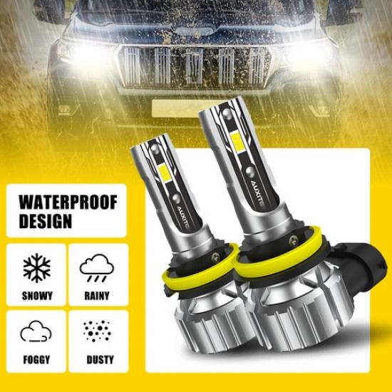 2X AUXITO H8 H11 LED Headlight DRL 6500K Low Beam Bulbs Conversion Crystal White