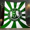1PC Coritiba Foot Ball Club Printed Soft Flannel Blanket Throw for Adult Bedroom Living Room Sofa Camping Travel Fan gifts Christmas Gifts