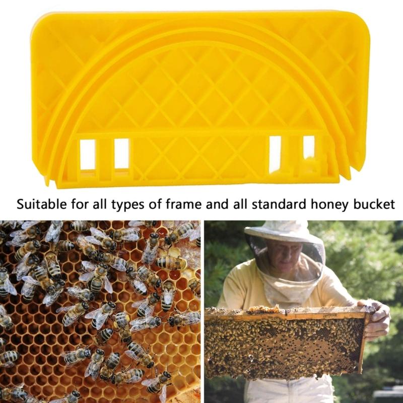 Honeys Bucket Nest Frame Stand Uncapping Holder Shelf Scraper Rack Secure Beekeeping Flat Equipment Box for Garden Use