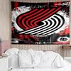 1PC Trail Blazers Logo Quick-Dry Tapestry, Unique Design Tapestry, Suitable for Bedroom,Livingroom, Playroom,Heartwarming Holiday Gifts