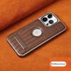 Boutique Crocodile Texture Eco Leather Case For iPhone 16 15 14 Plus 13 12 Pro Max Magnetic Cover Hidden Stand Bracket Premium