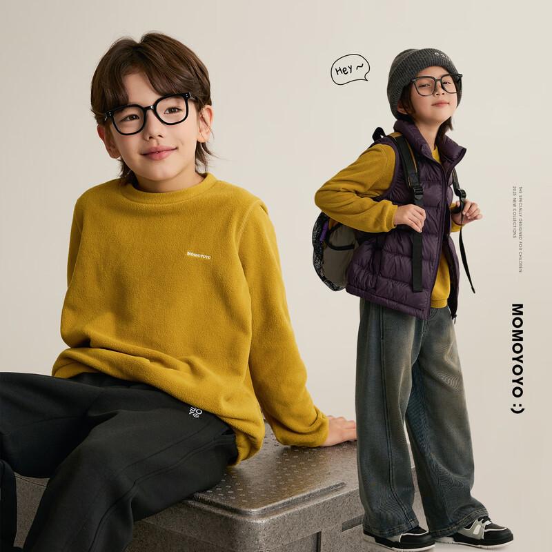 Girls  Autumn Fleece Round Neck Sweatshirt 170