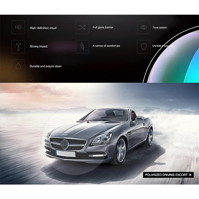 New Men'S Sunglasses High Quality Driving Anti-Uv Color-Changing Sunglasses Male Female Luxury Brand Sun Glasses Uv400