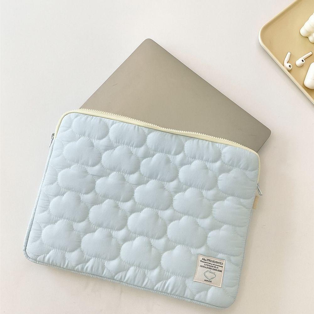 Korean Style Laptop Sleeve Padded Tablet Protective Case Soft Laptop Bag Notebook Storage