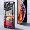 Glass Phone Cover Case for iPhone 17 Pro Max 13 Air 14 11 8 15 Plus 12 XR 16 OneS P-ieceS Cool