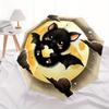 1pc Bat Cute Cartoon Design Automatic 3-Fold Cartoon Umbrella Design, Cute Cartoon Pattern, Portable Outdoor Umbrella, Perfect, Holiday Gift